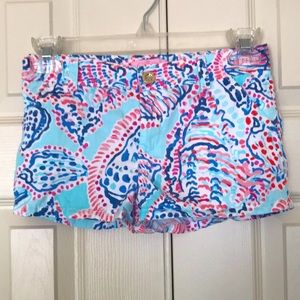 Lilly Pulitzer shorts size 8 girls.